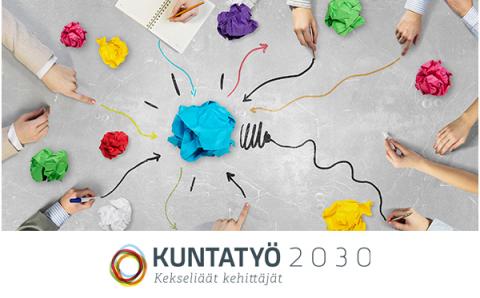 Kuntatyö2030, kekseliäät kehittäjät hankkeessa tehdään yhteistyötä